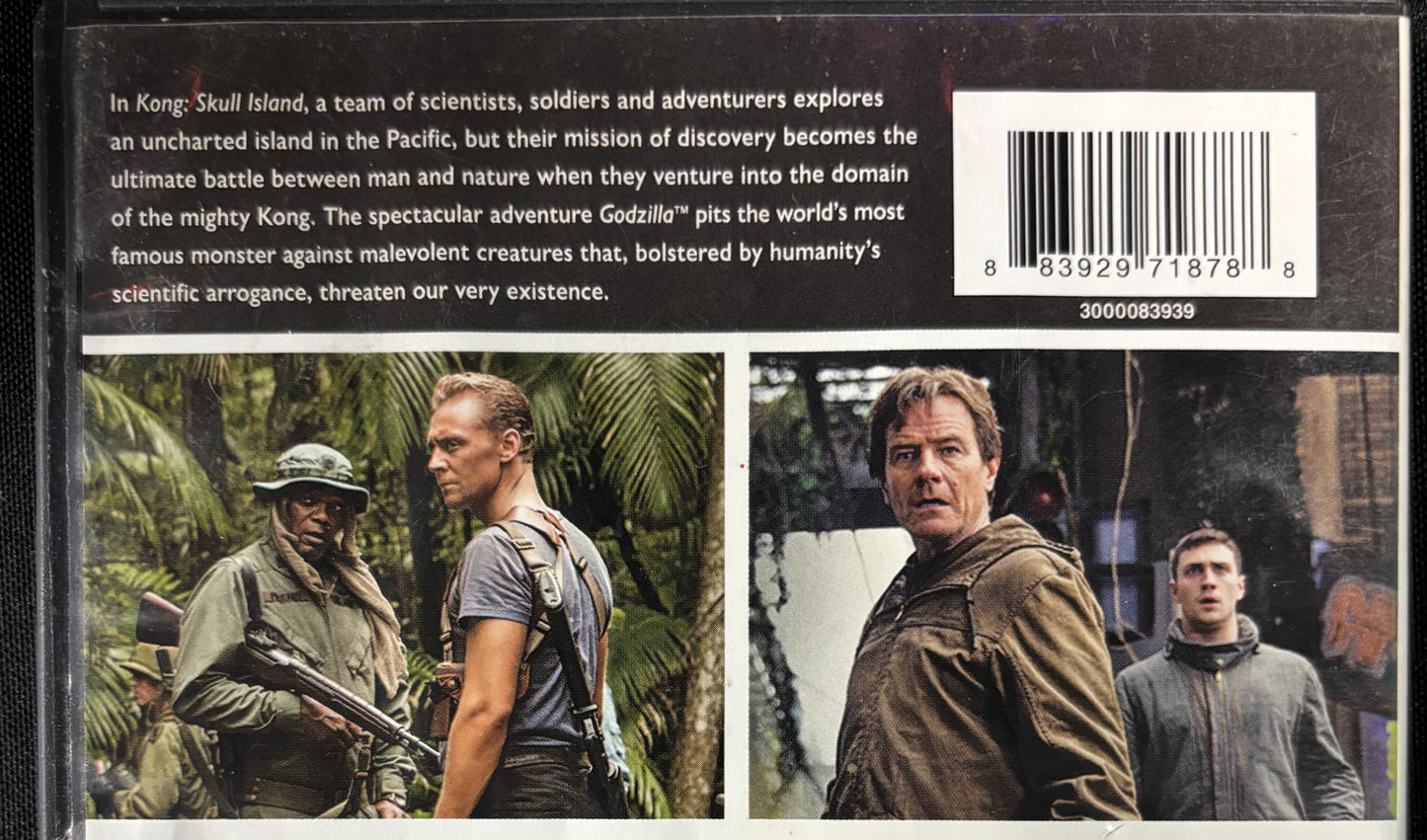Godzilla (2014) & King Skull Island (2017) - DVD - used