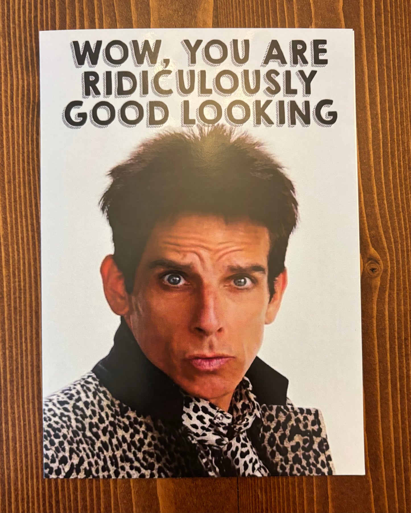 Zoolander Card
