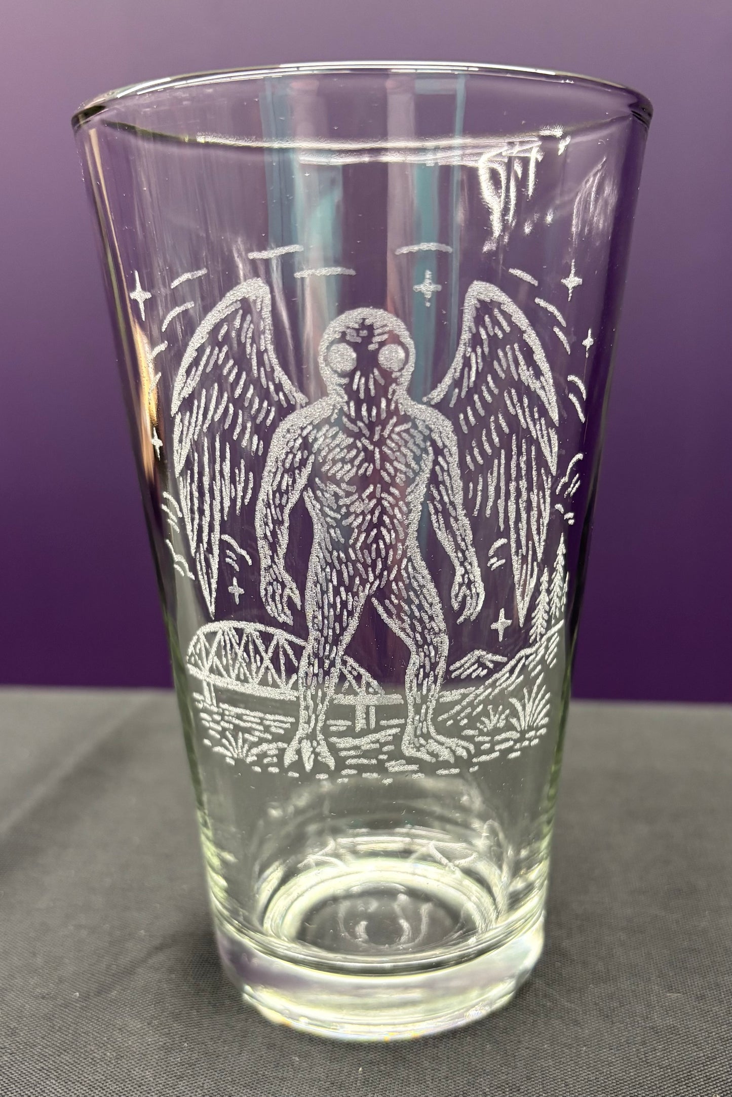 Mothman - Pint Glass