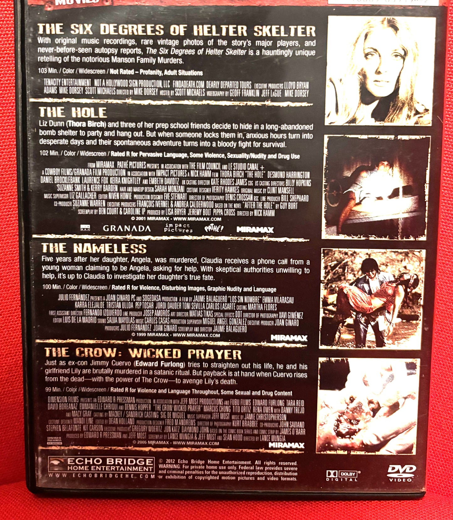 4 Movies: Masters of Terror - DVD - used