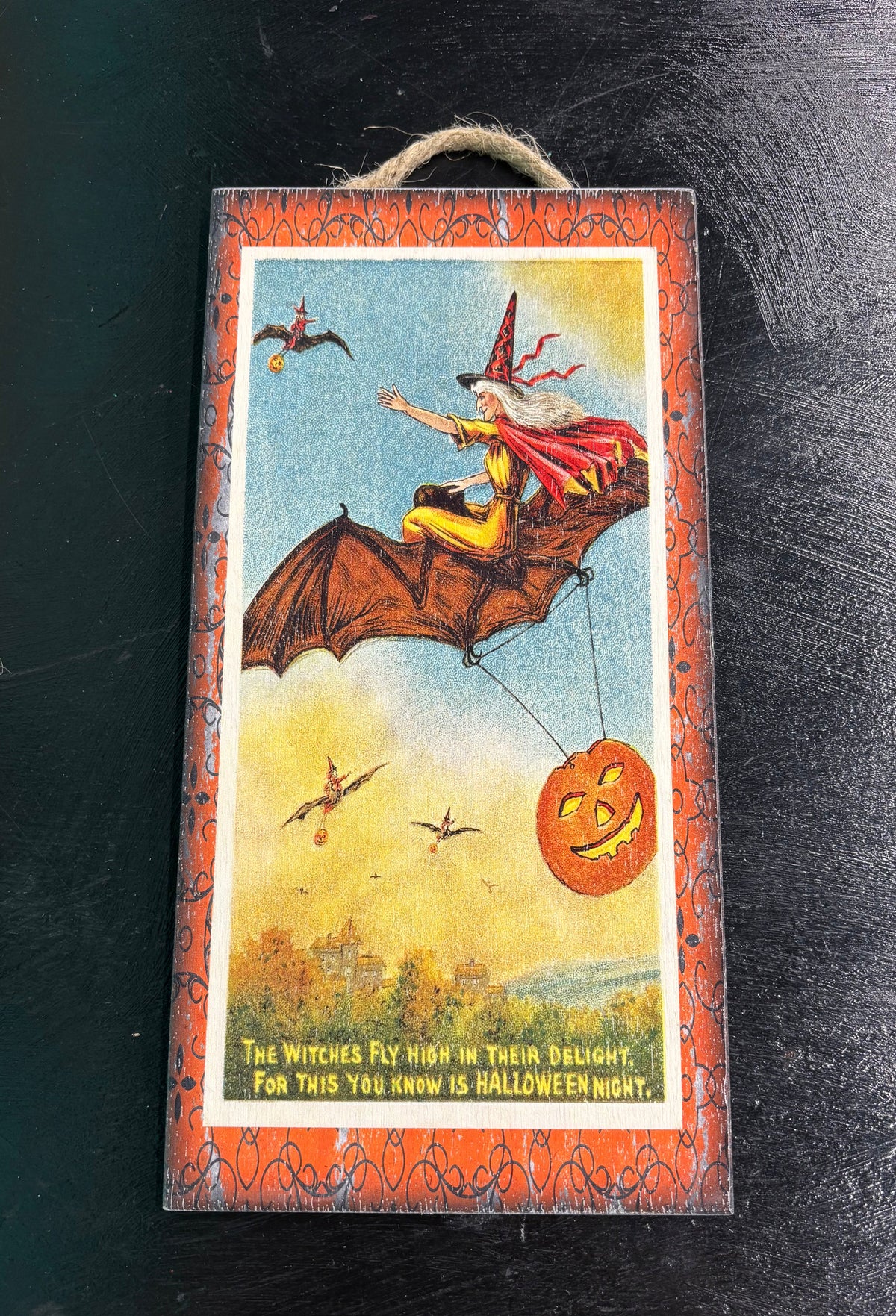 Witch Halloween - Wood Sign
