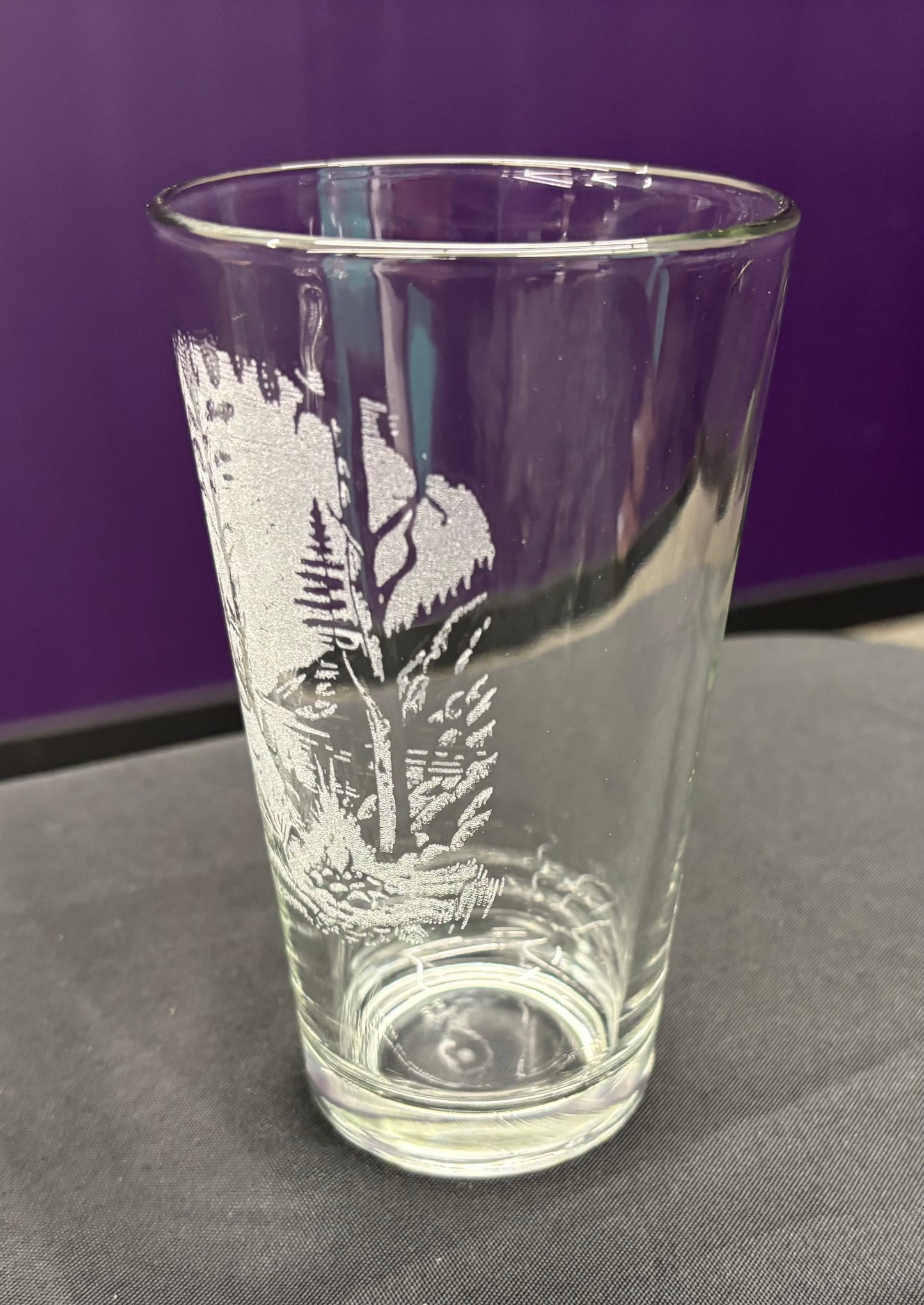 Tent Camping Mountain - Pint Glass