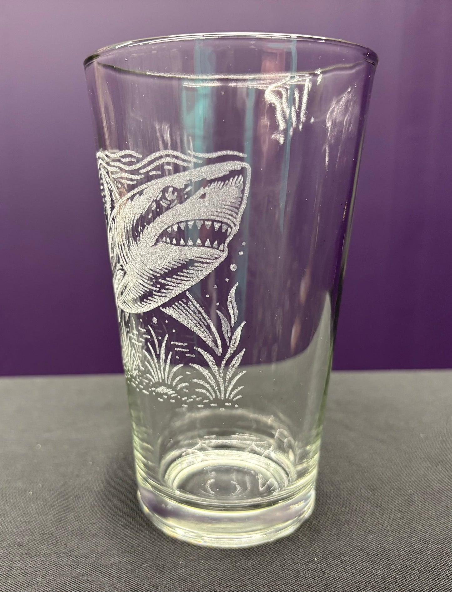 Great White Shark - Pint Glass