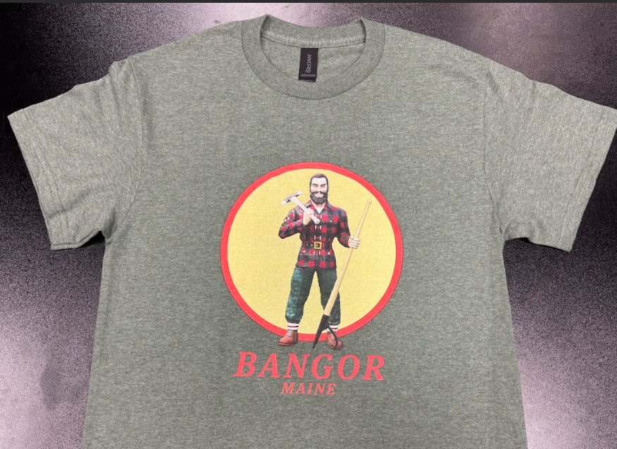 Bangor, Paul Bunyan Military Green - T-shirt