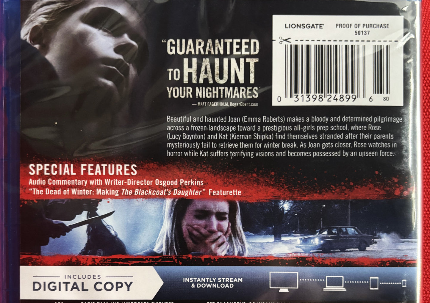 The Blackcoat's Daughter (2015) - Blu-ray - new
