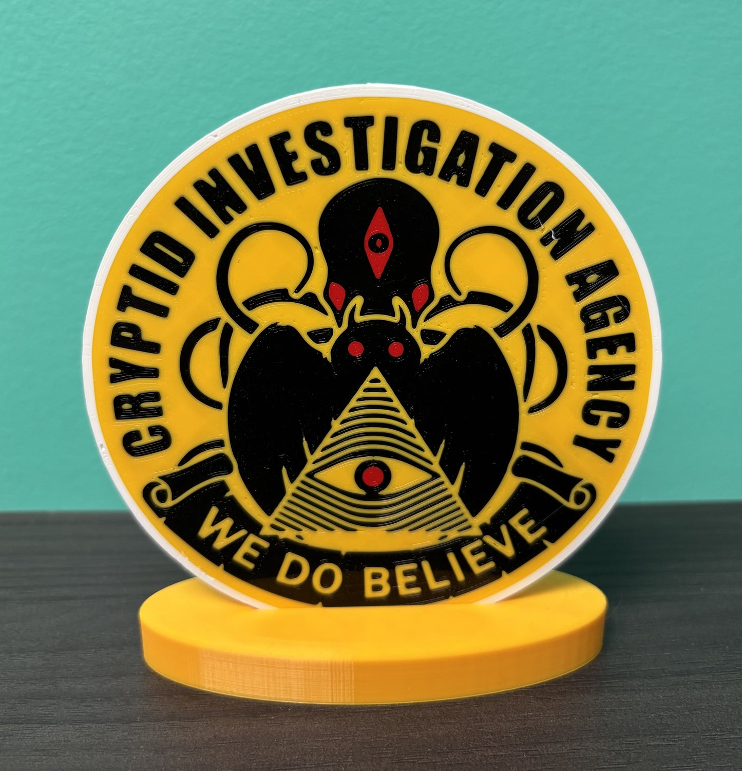 Cryptid Investigation Agency - decorative disc