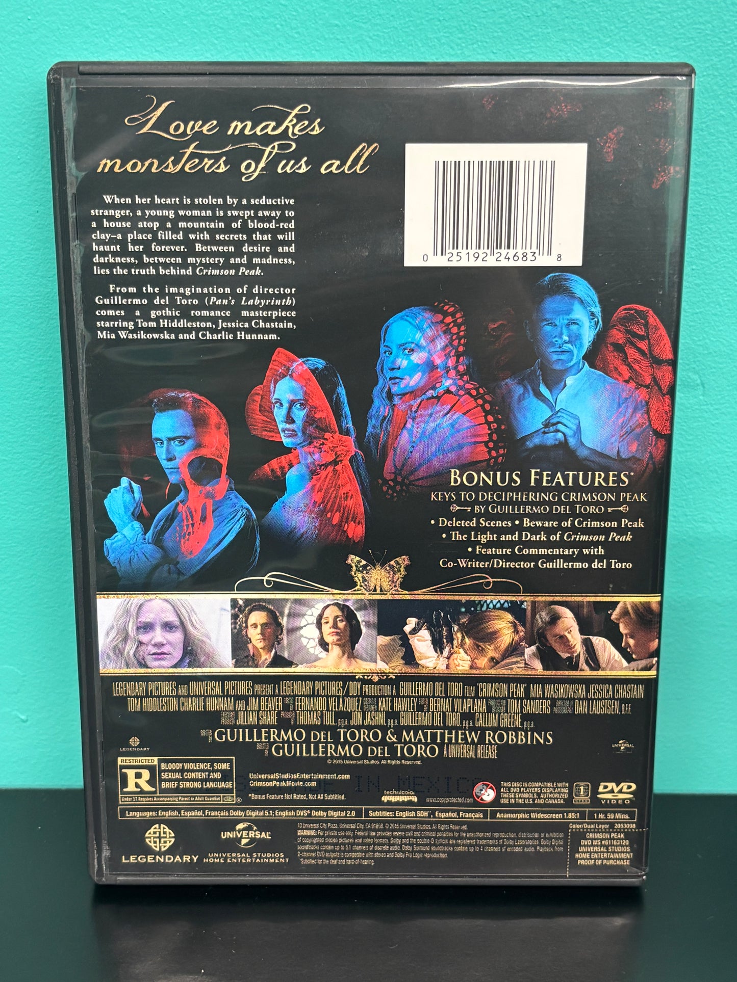 Crimson Peak (2015) - DVD - used