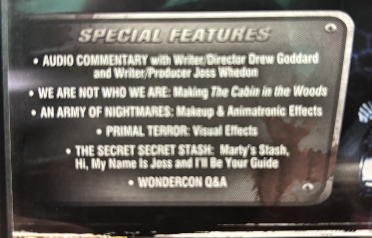The Cabin in the Woods (2011) - DVD - used