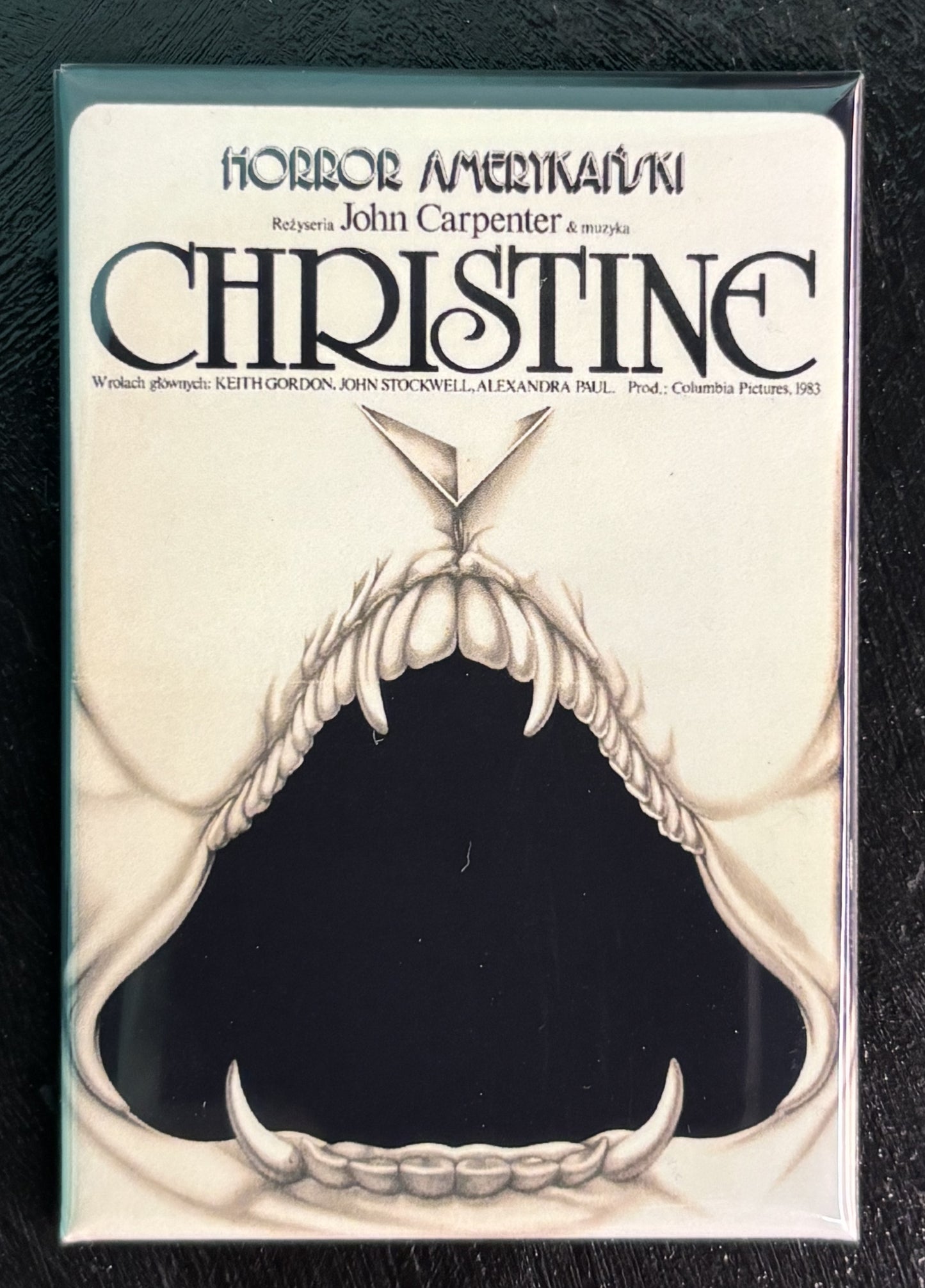 Christine, Polish Poster - magnet