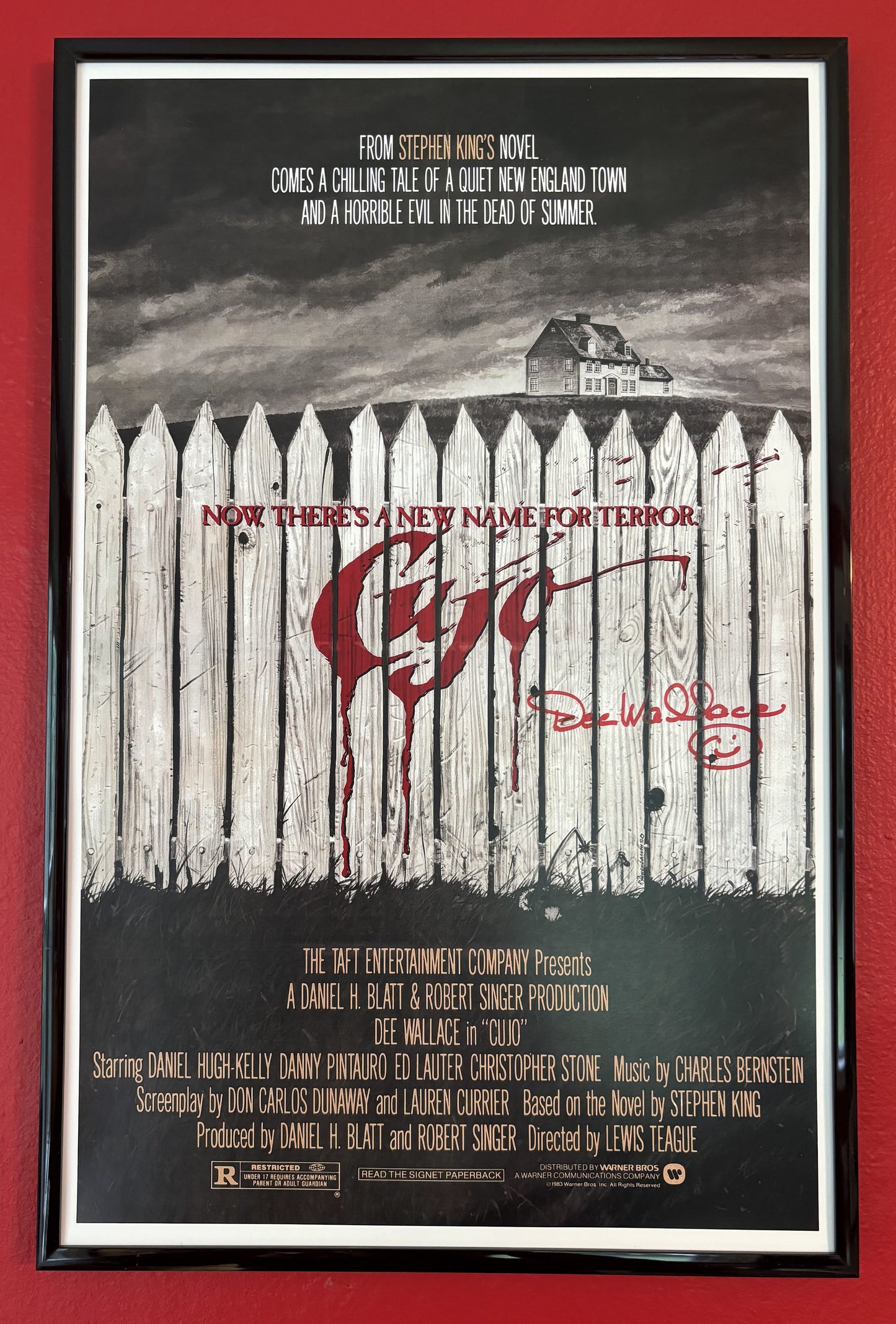 Cujo (1983) - 11" x 17" autographed poster