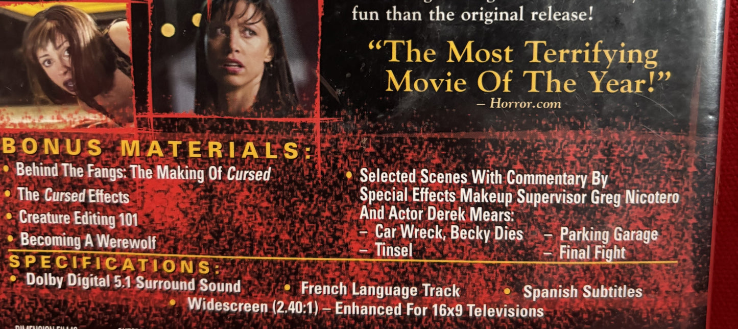 Cursed (2005) - DVD - used