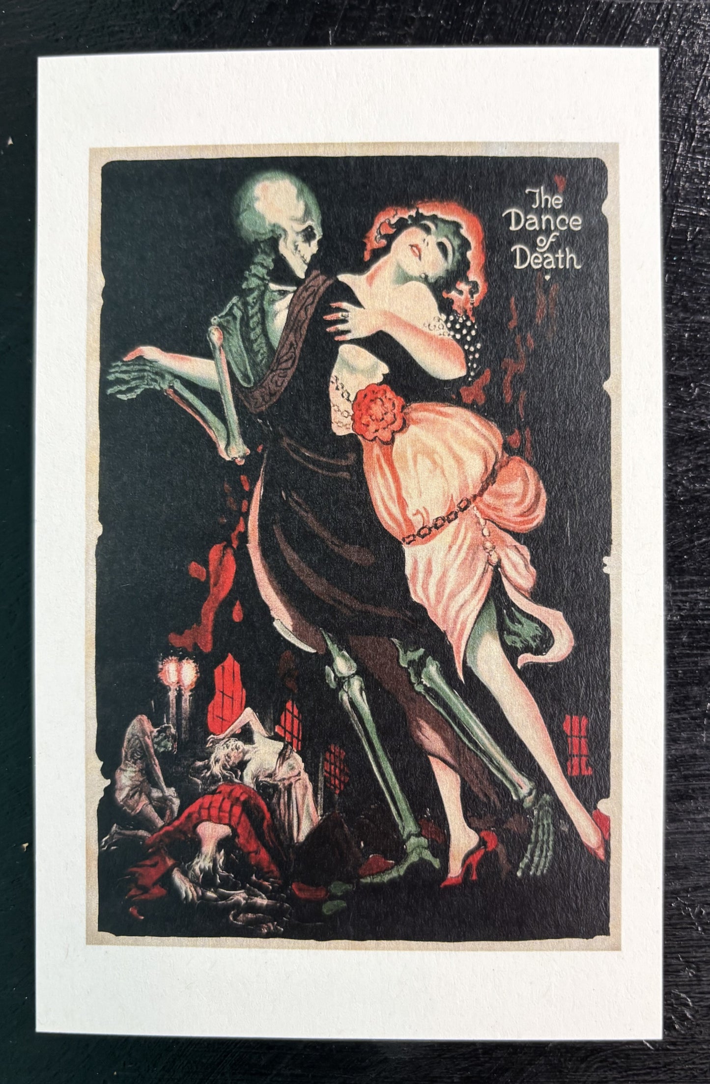 The Dance of Death - postcard