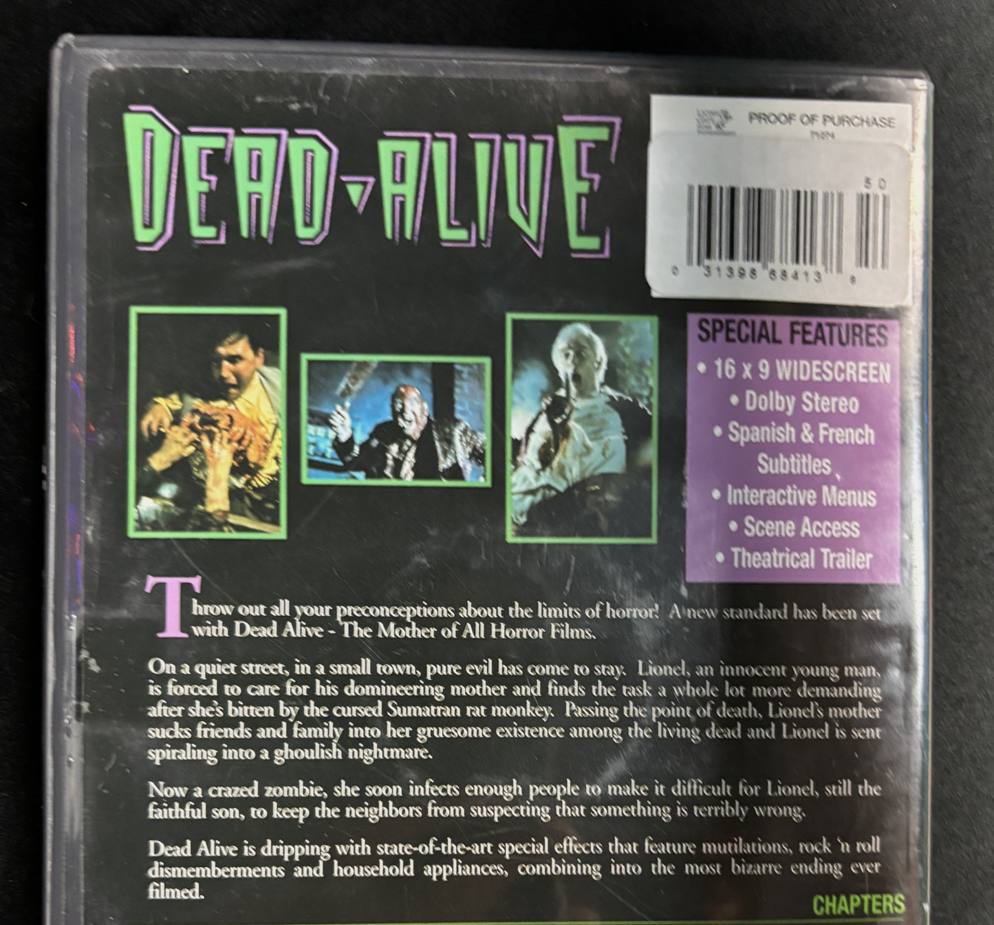 Dead Alive (1992) - DVD - used