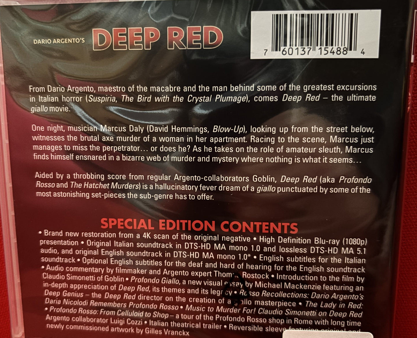 Deep Red (1975) - Blu-ray - new