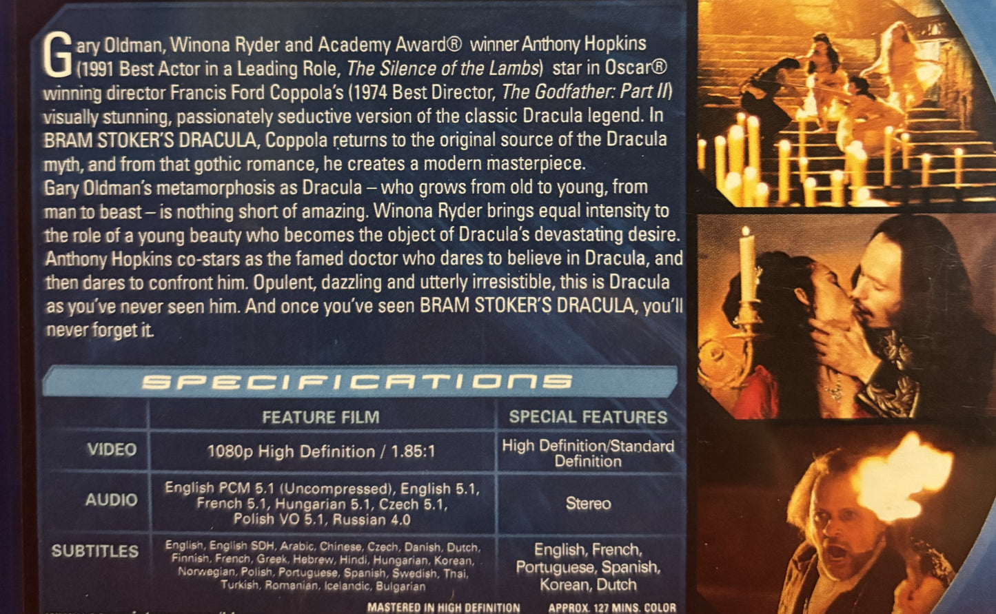 Bram Stoker's Dracula (1992) - Blu-ray - used