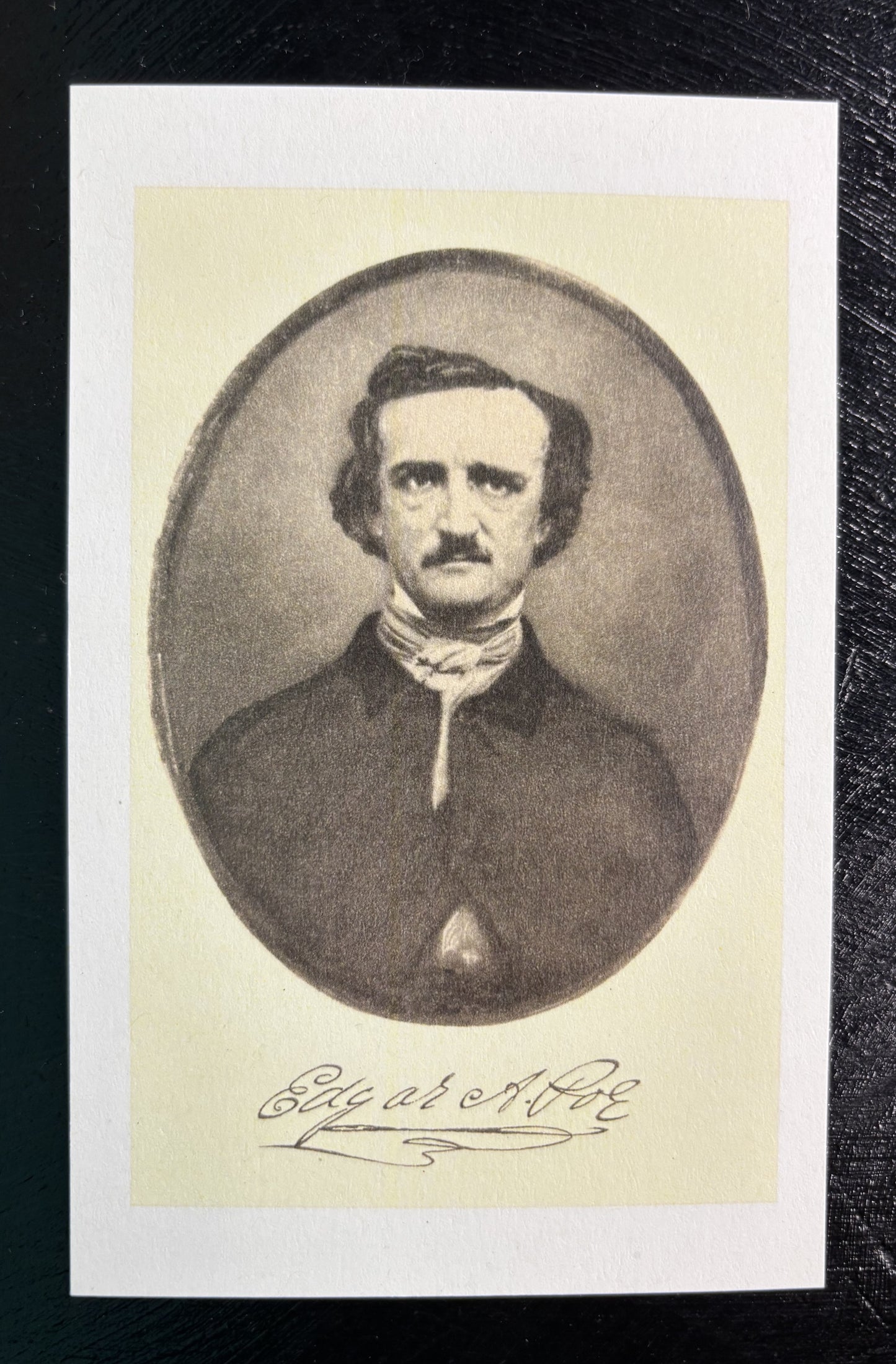 Edgar Allen Poe - postcard