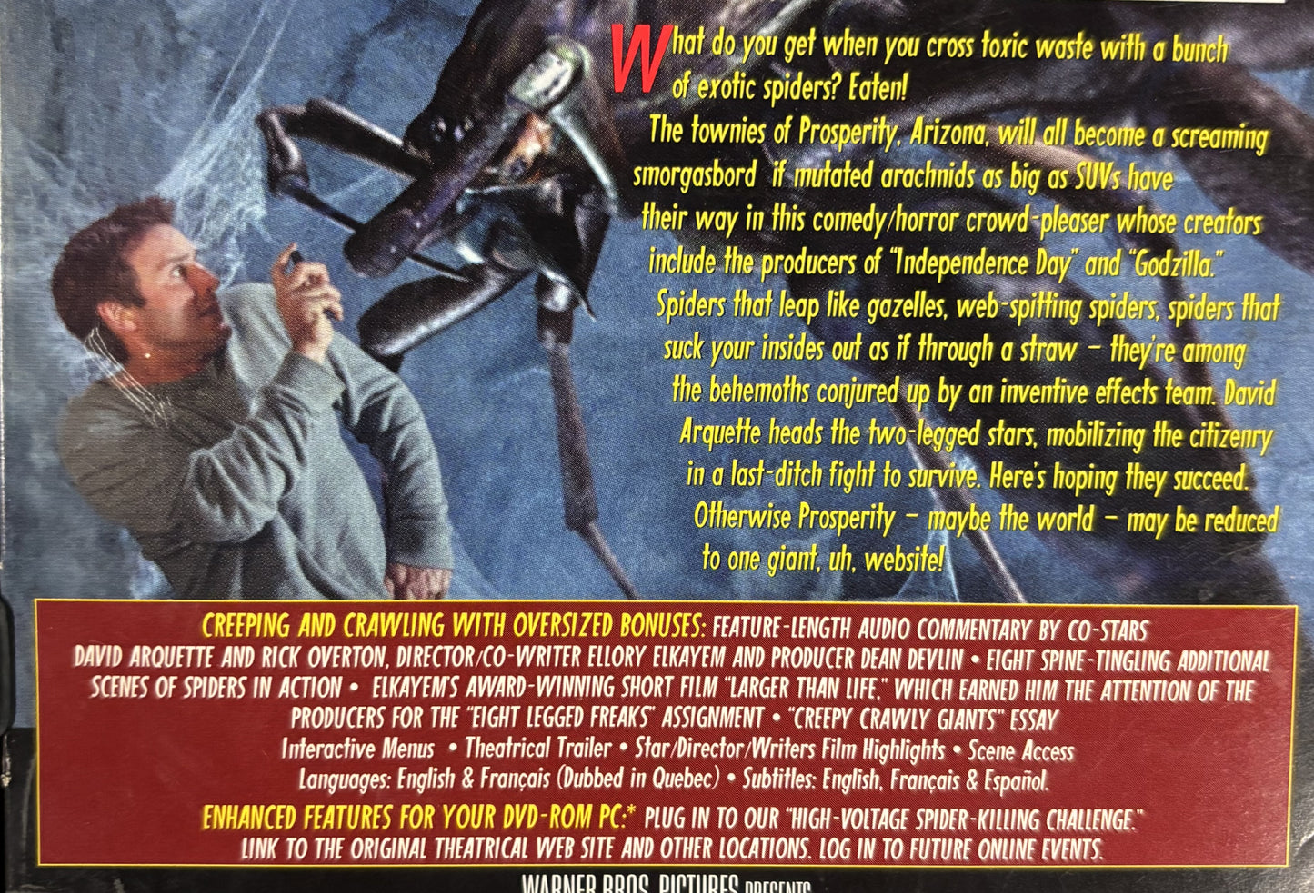 Eight Legged Freaks (2002) - DVD - used