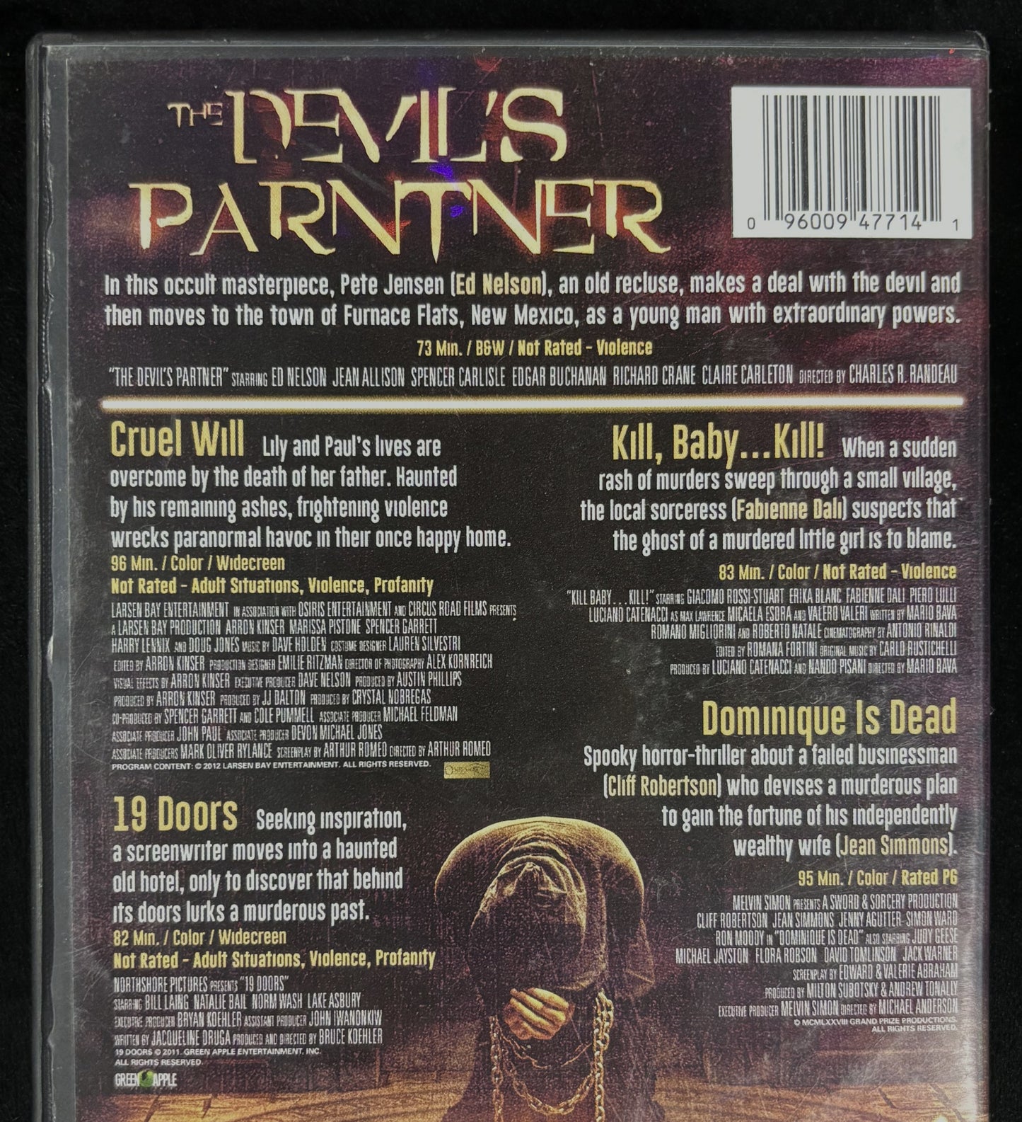 Evil Spirits: 5 Movie Collection - DVD - used