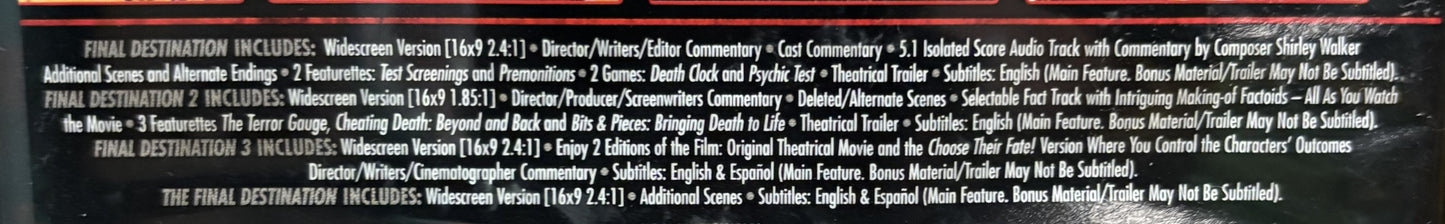 Final Destination Collection - DVD - used