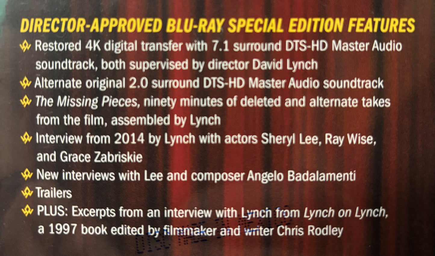 Twin Peaks: Fire Walk With Me (1992) - Blu-ray - new