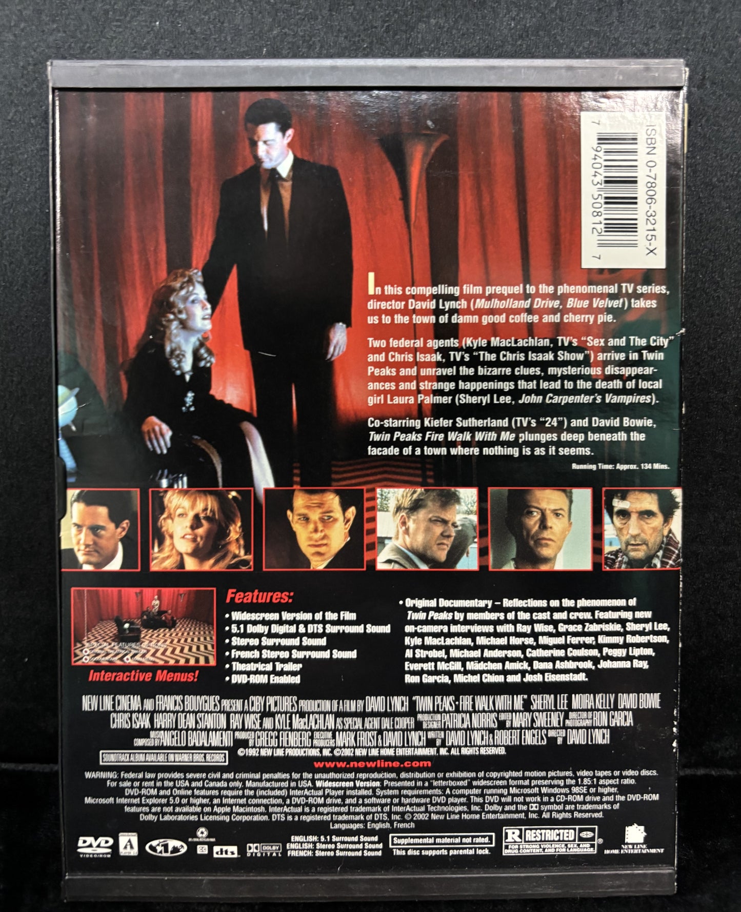Twin Peaks Fire Walk With Me (1992) - DVD - used