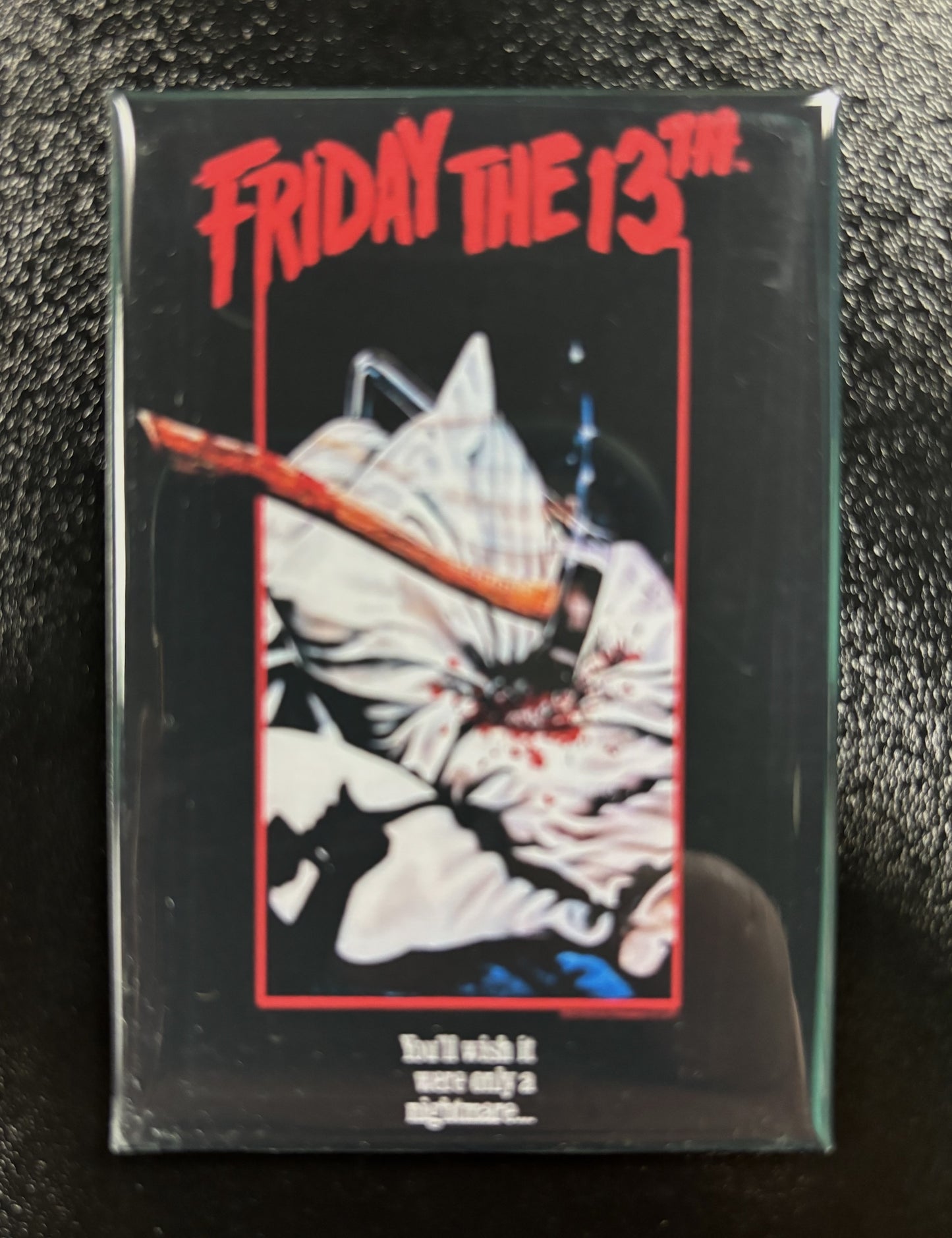 Friday the 13, Ax and Pillow - magnet