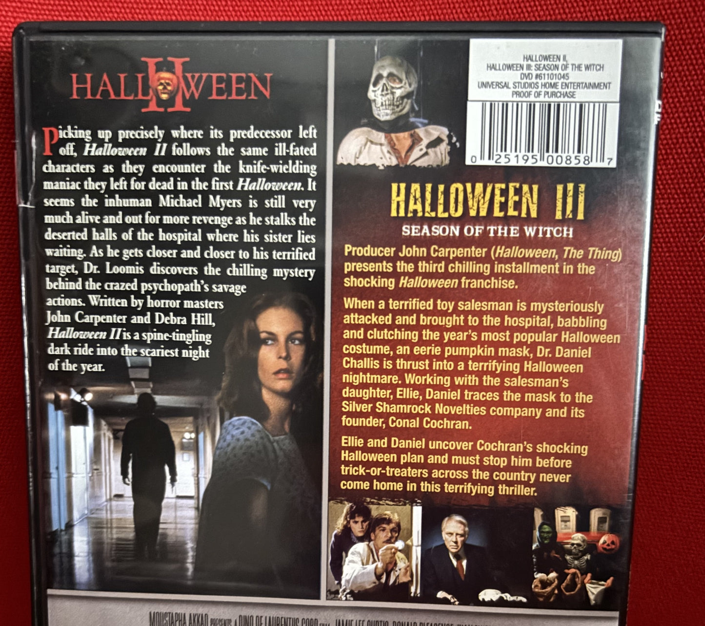 Halloween 2 & Halloween 3 - DVD - used