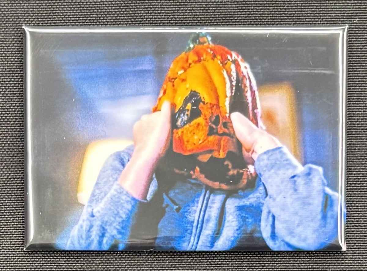 Halloween 3, pumpkin mask - magnet