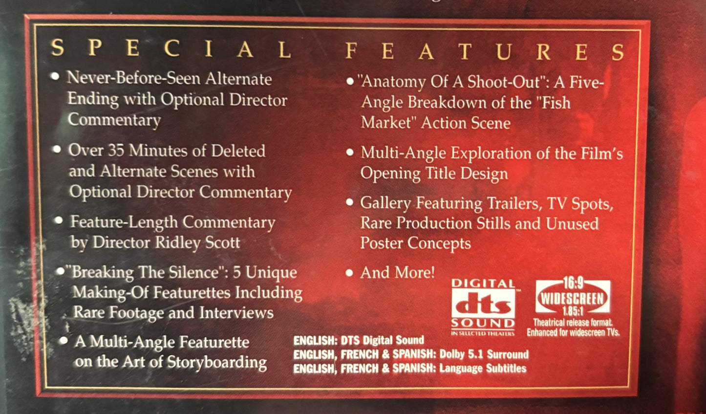 Hannibal (2001) - DVD - used