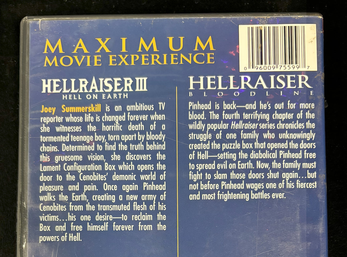 Hellraiser; Double Feature - DVD - used