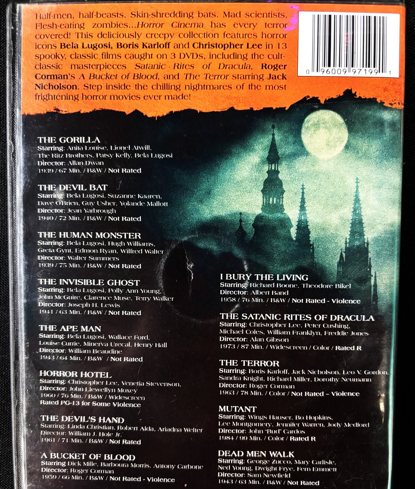 13 Features: Horror Cinema - DVD - used