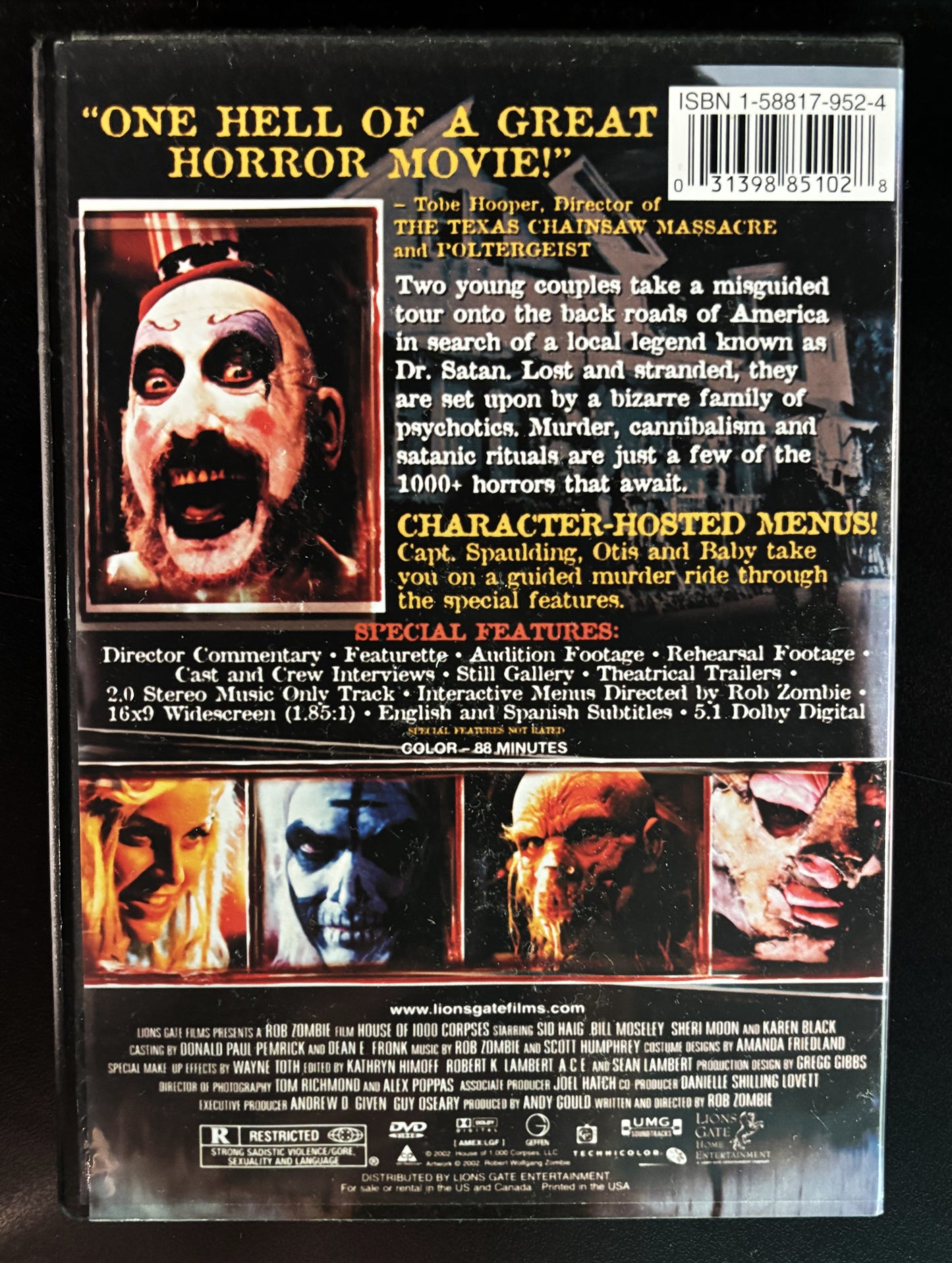 House of 1,000 Corpses (2003) - DVD - used