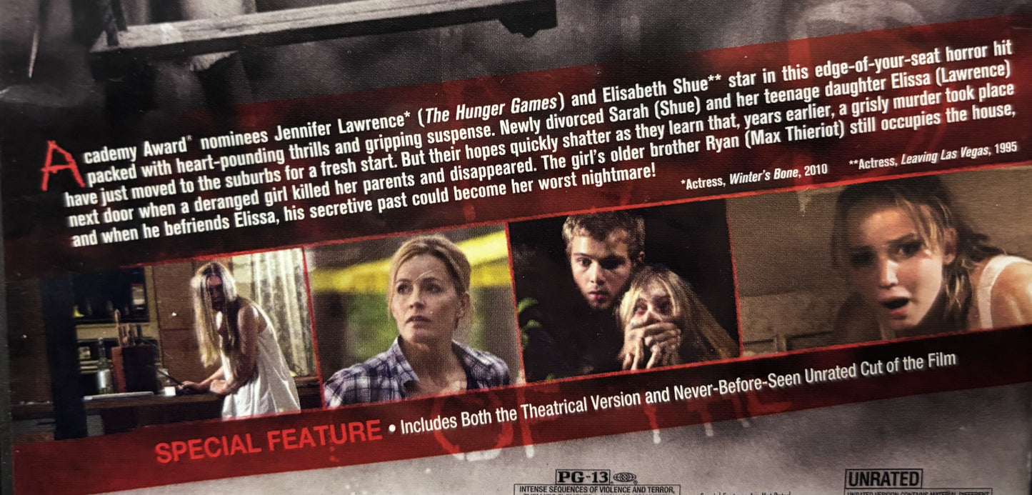 House at the End of the Street (2012) - DVD - used
