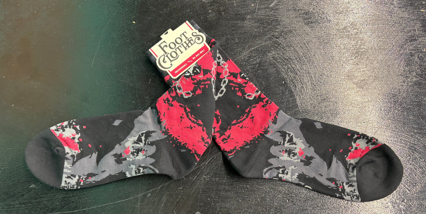 Big Mad Wolf - Crew Socks