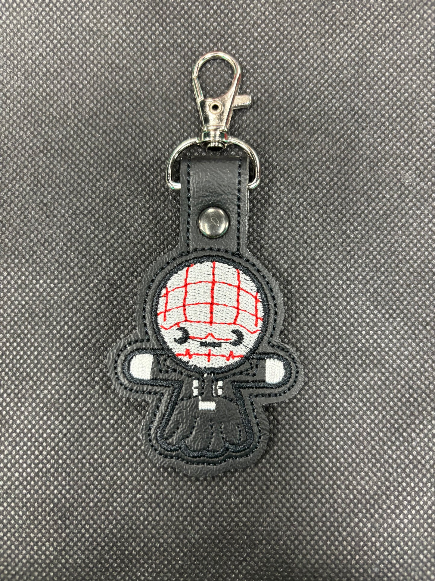 Stitched Pinhead- Keychain