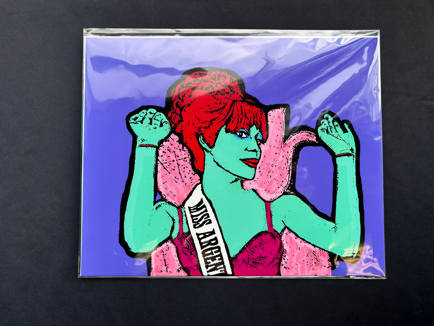 Miss Argentina Pop Art Print