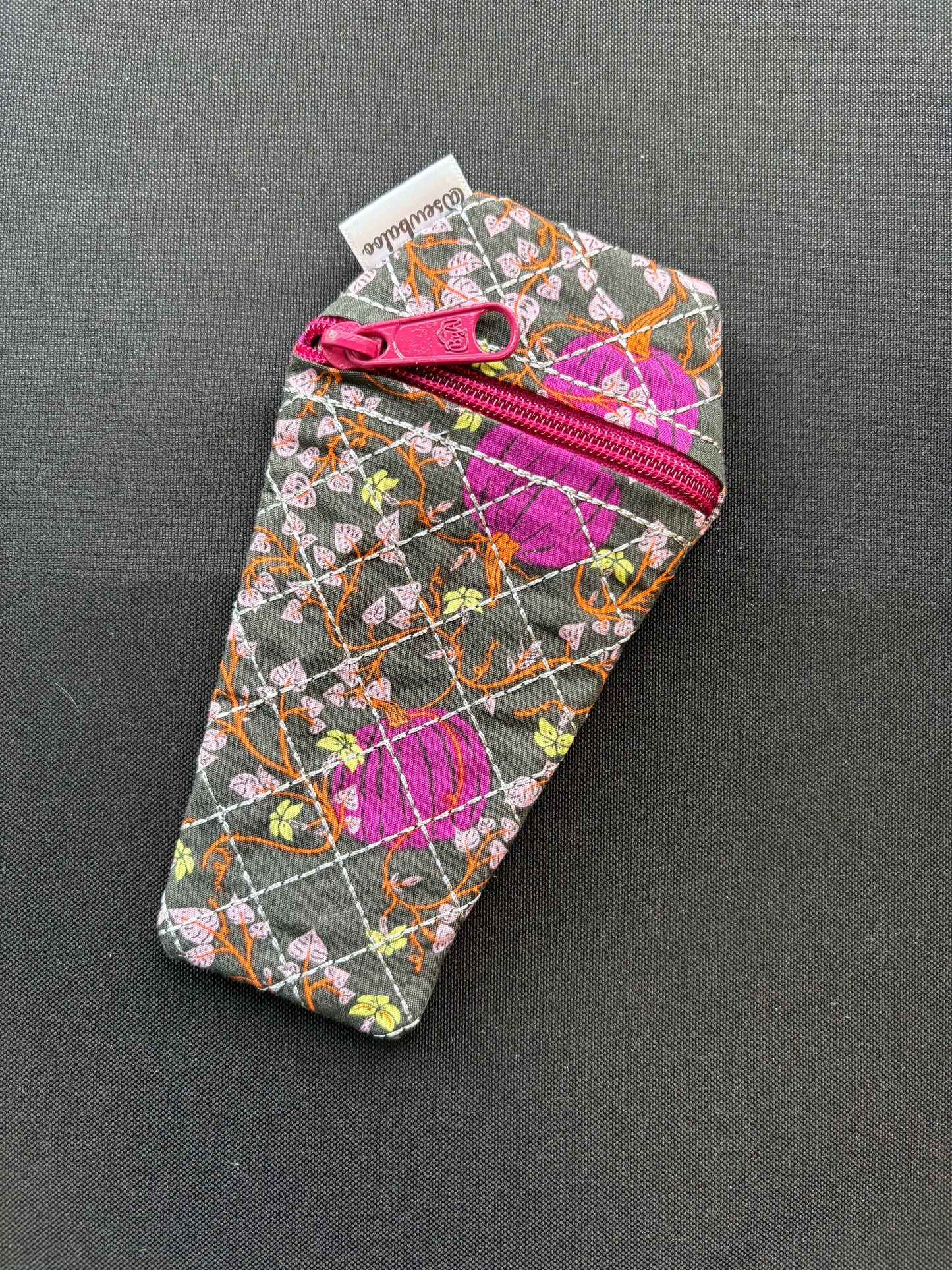 Purple Pumpkin Patch - Coffin Pouch