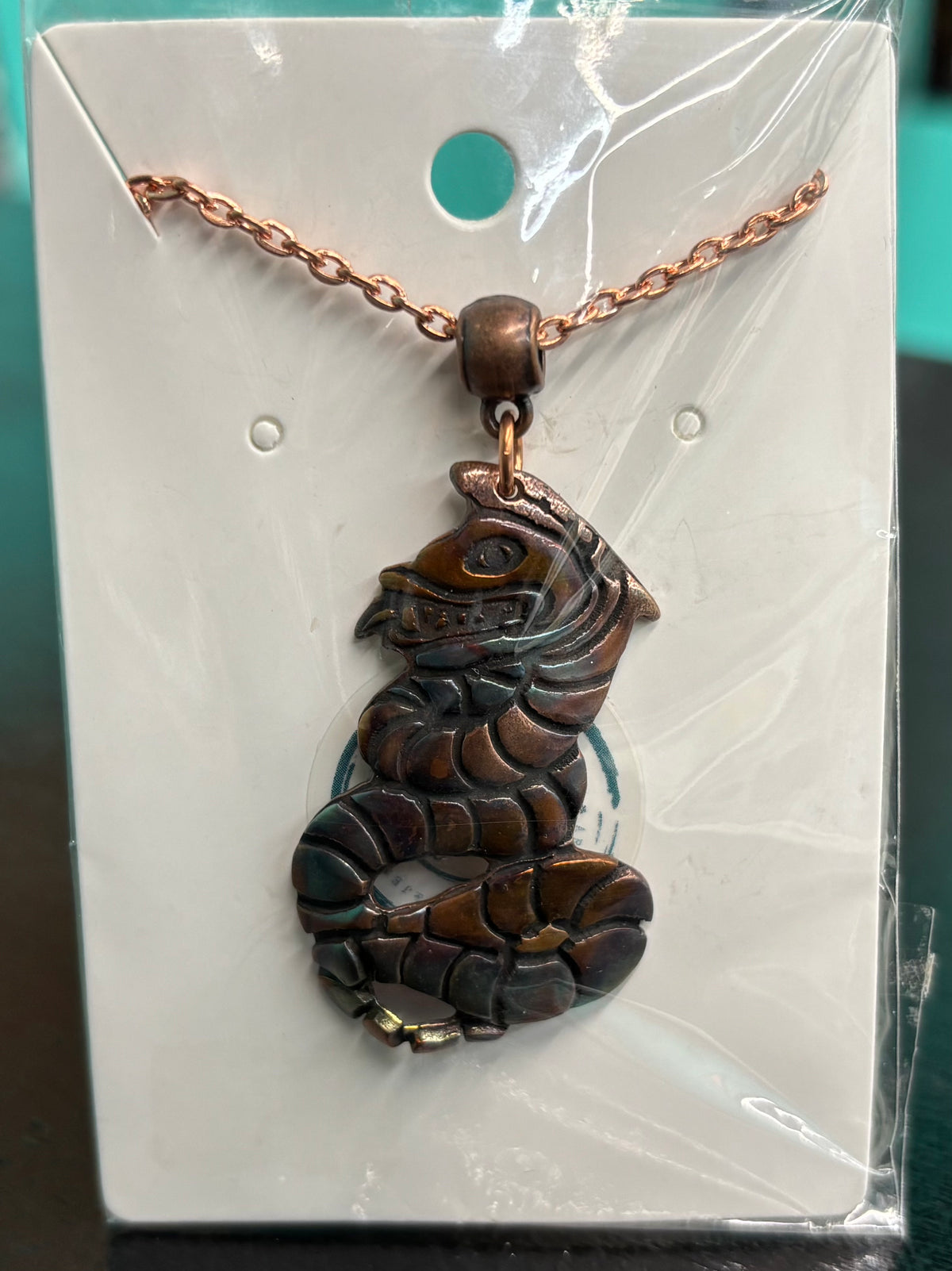 Copper Sandworm - Necklace