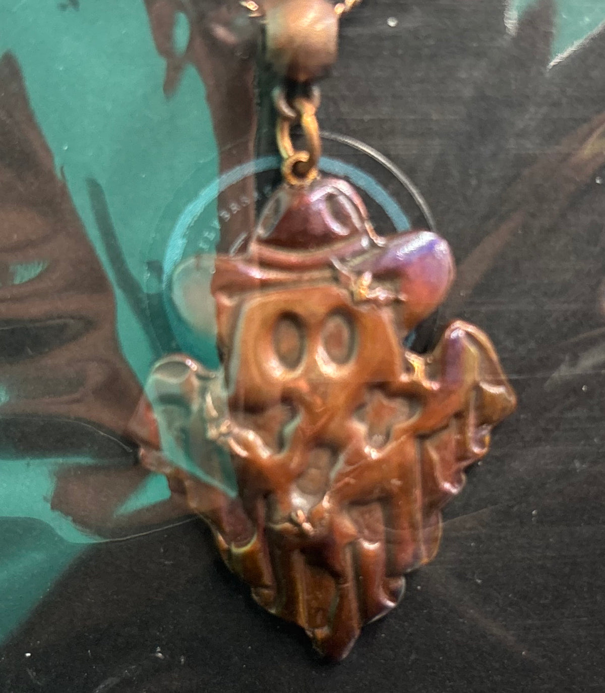 Copper Cowboy Ghost - Necklace