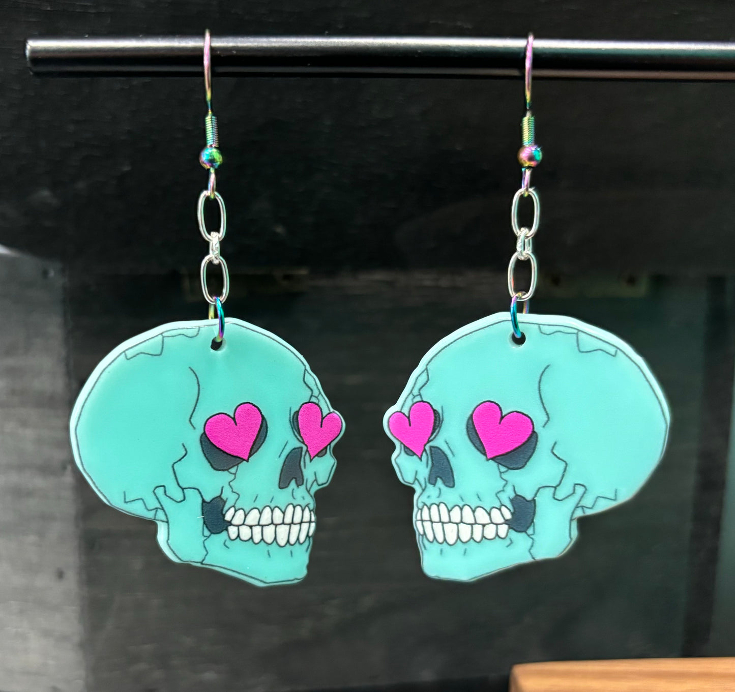 Skull Heart - Earrings