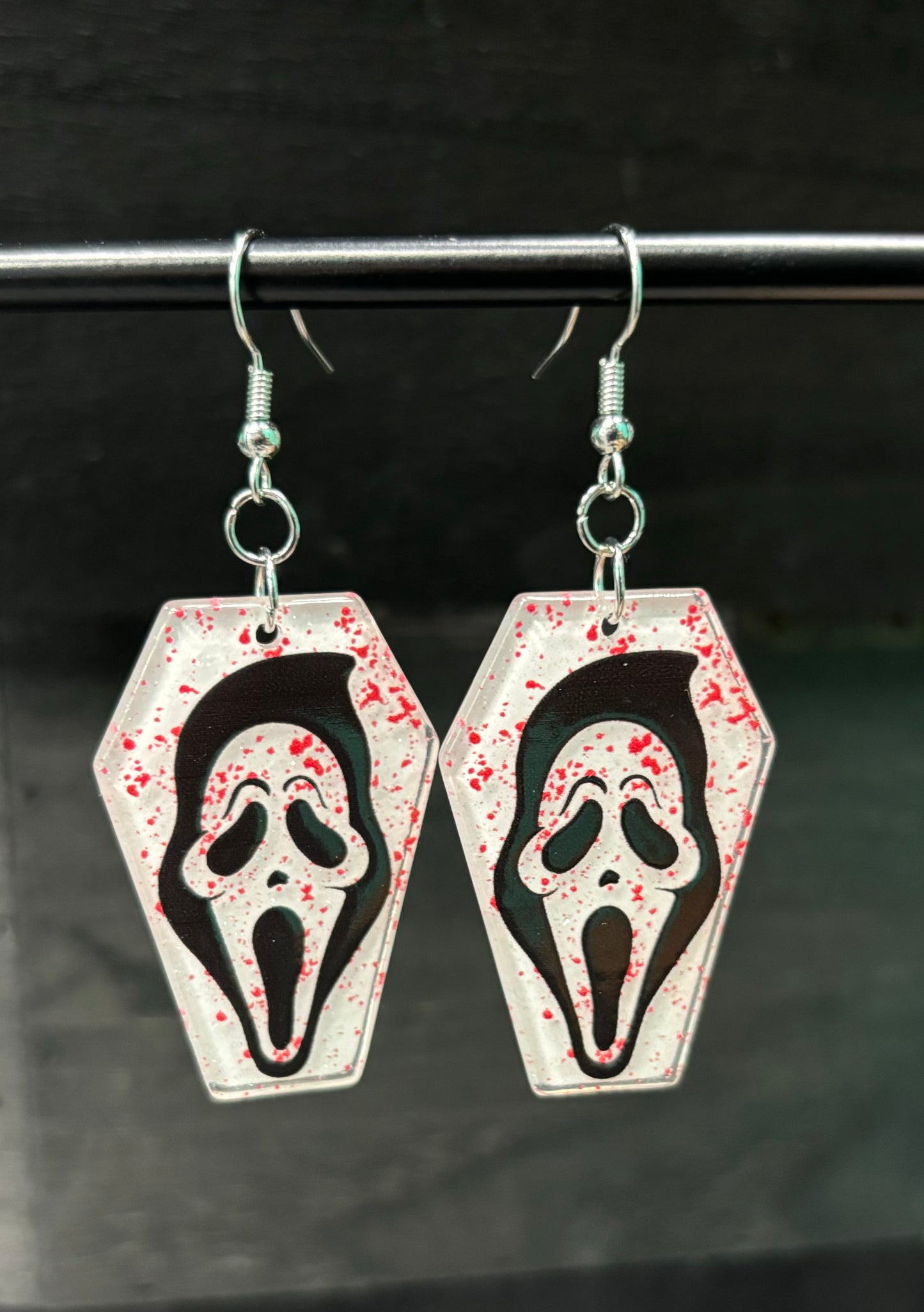 Scream Ghostface Coffin - Earrings