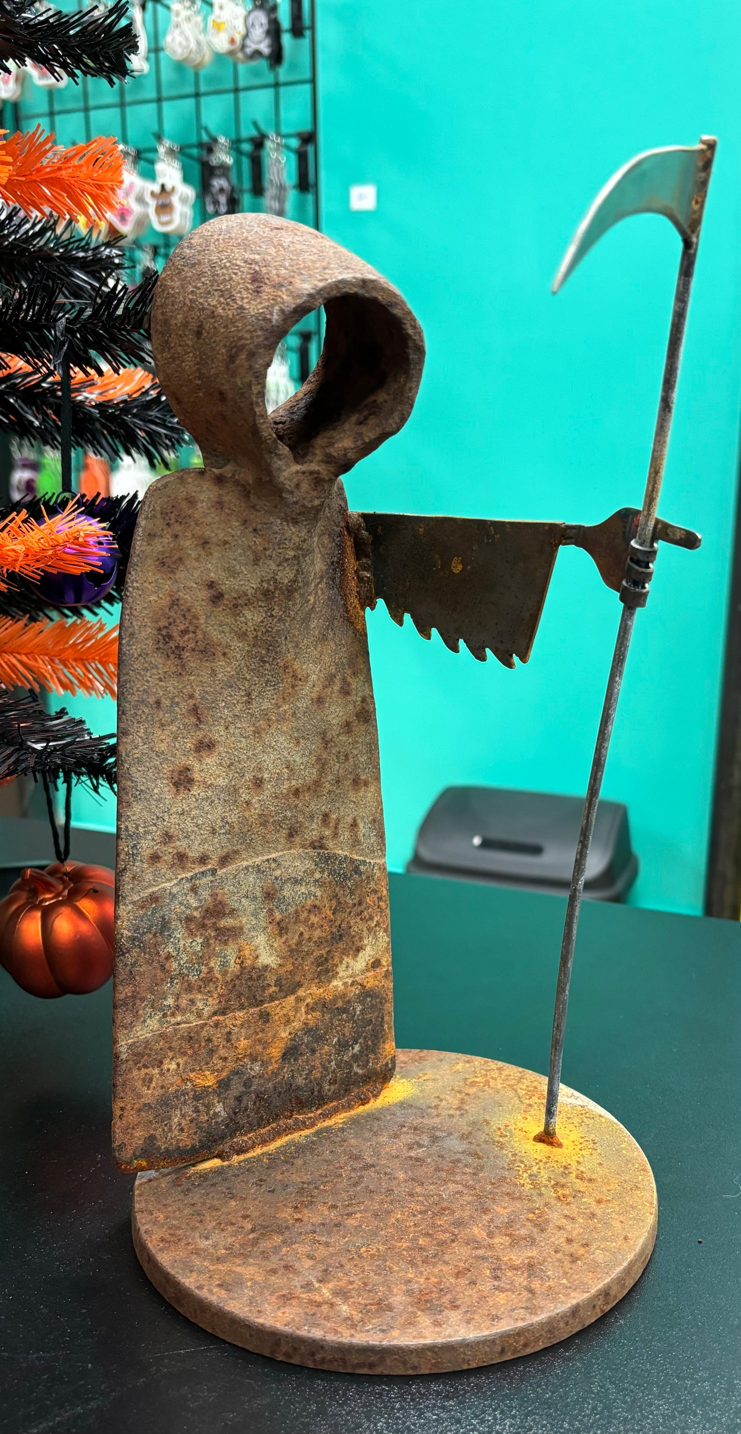 Metal Reaper Statue