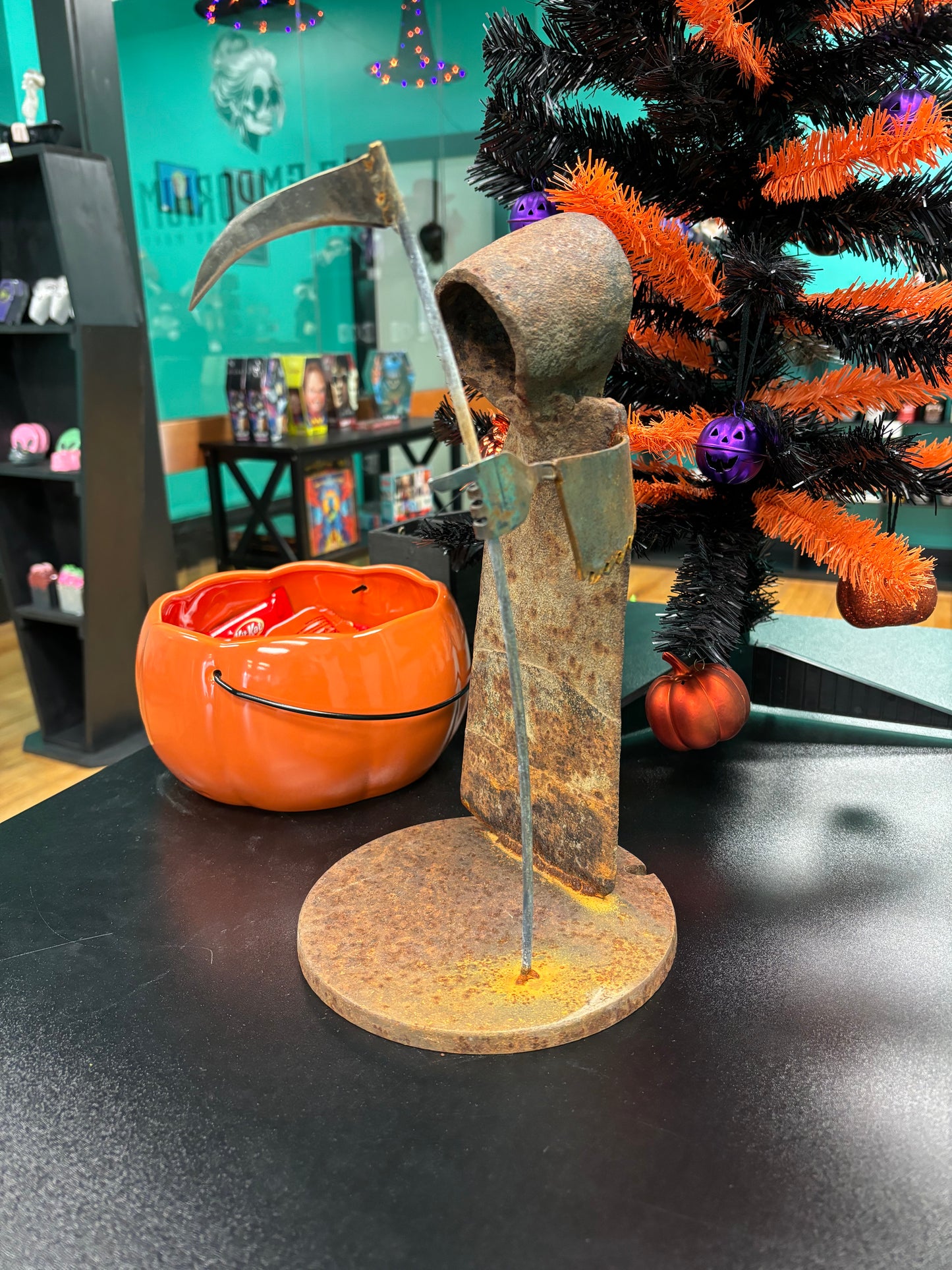 Metal Reaper Statue