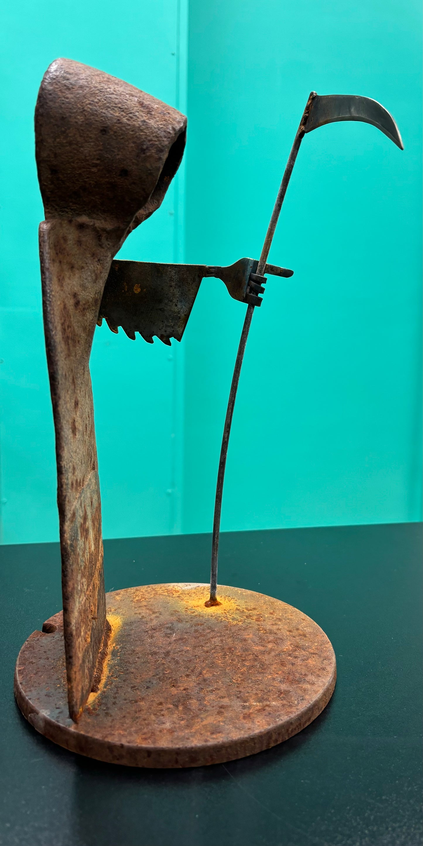 Metal Reaper Statue