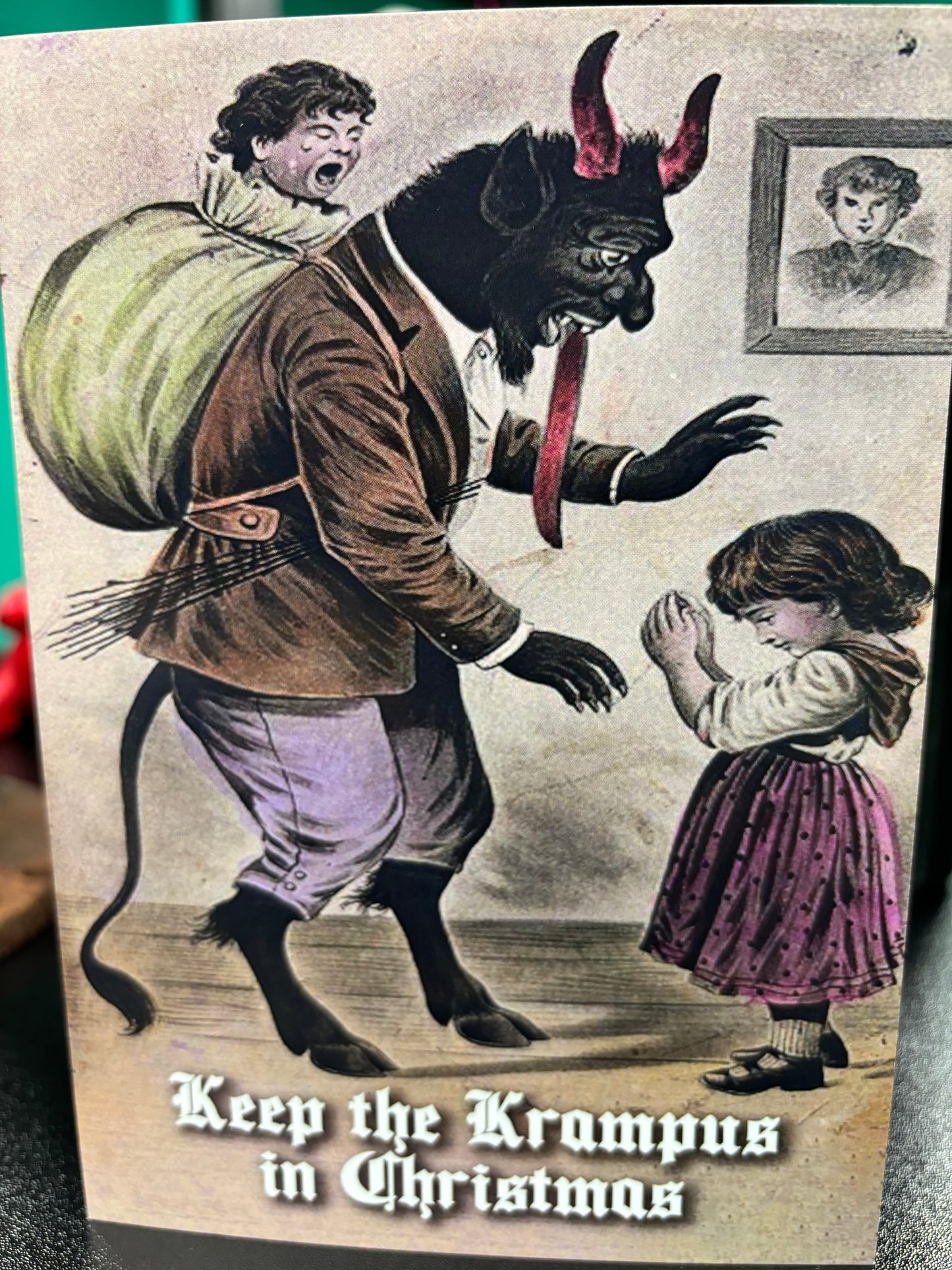 Keep Krampus in Christmas - Card