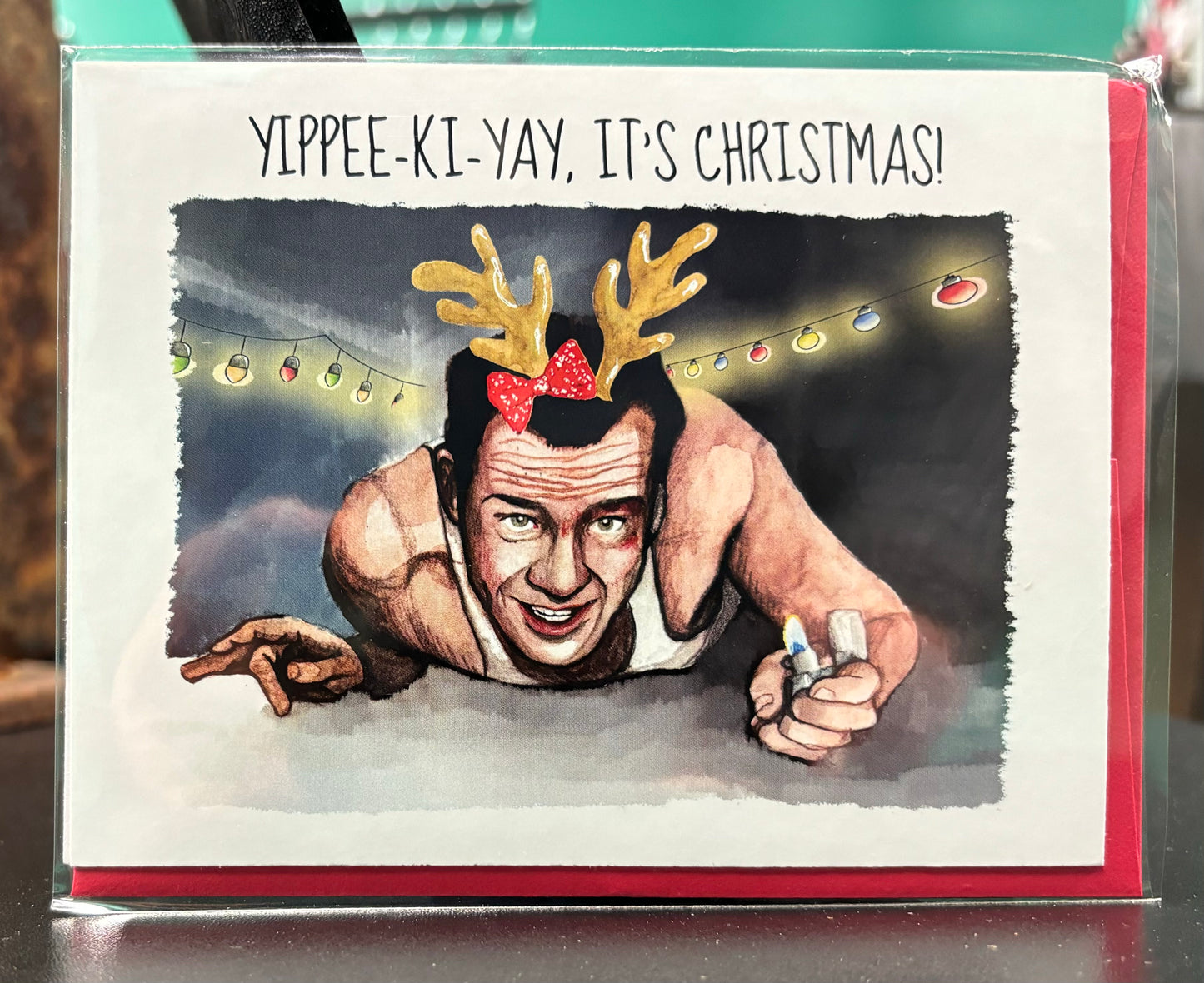 Die Hard, Christmas - card