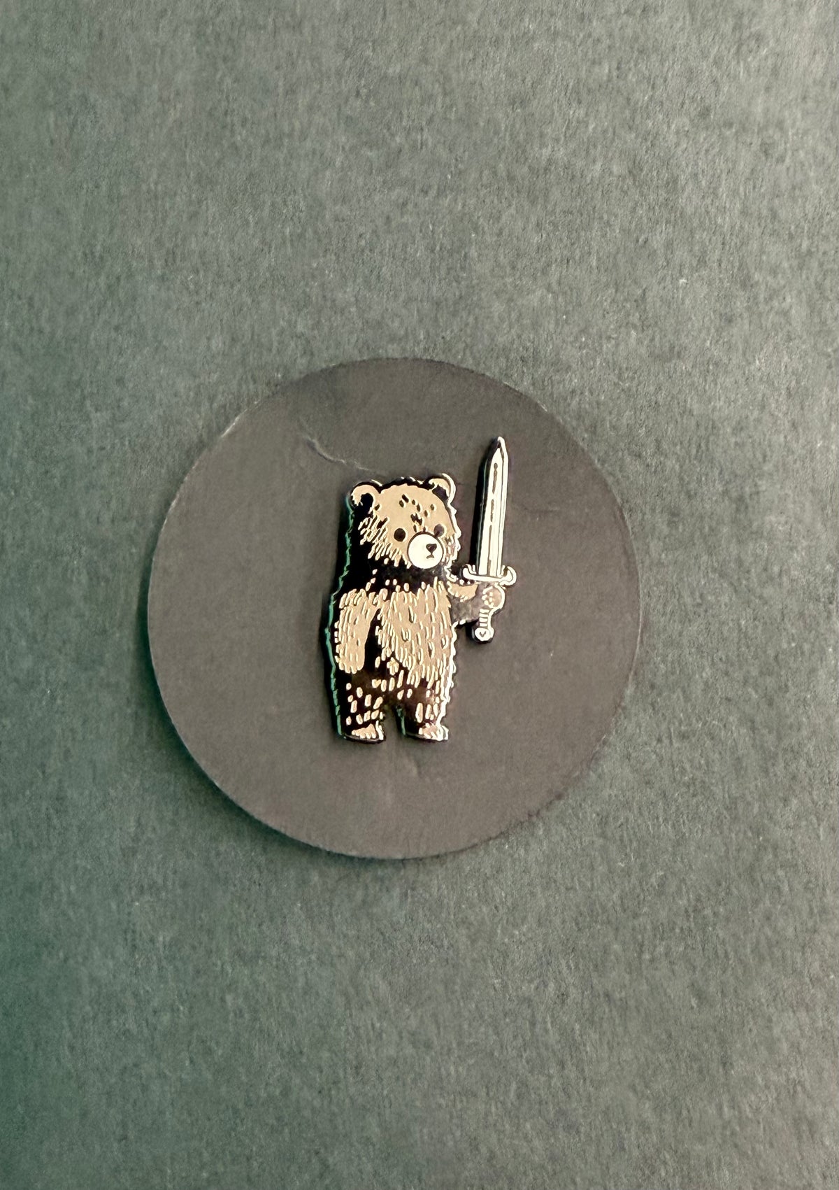 Murder Bear with Sword - Pin