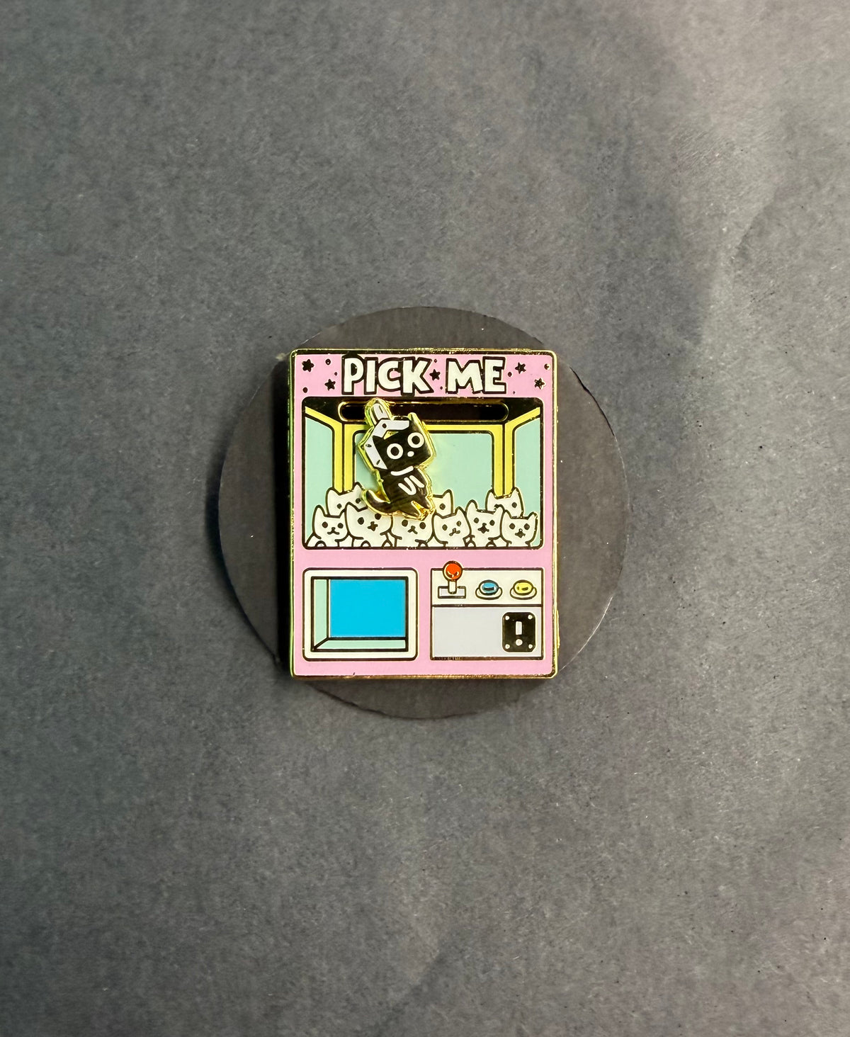 Pick Me Claw Machine - pin