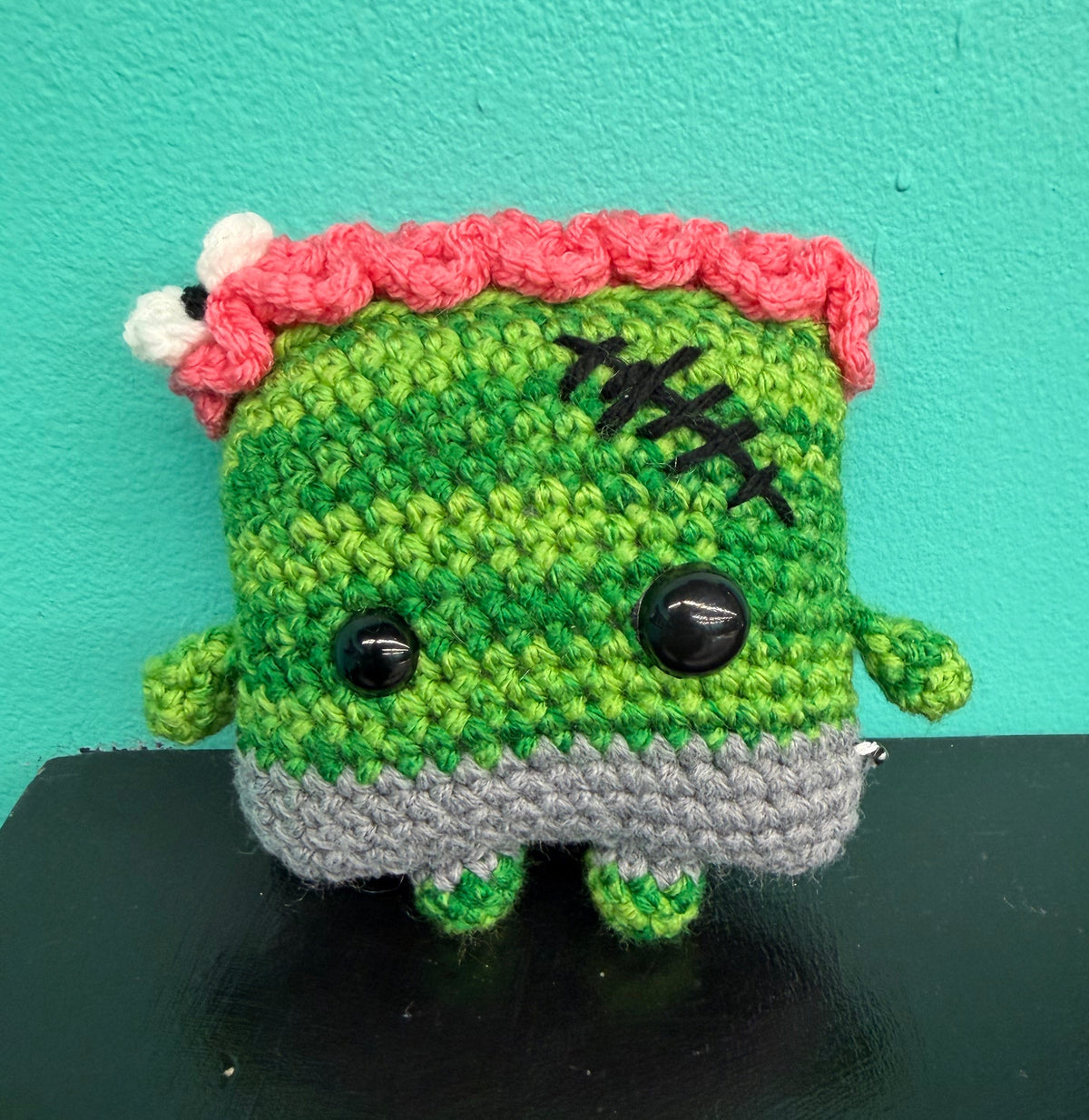 Zombie Square - Crochet Critter