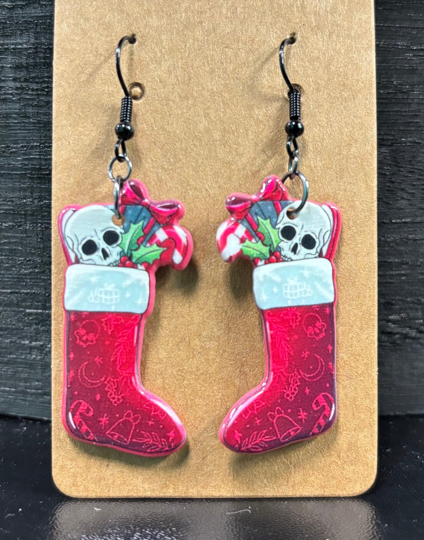 Skull Stocking - Earrings